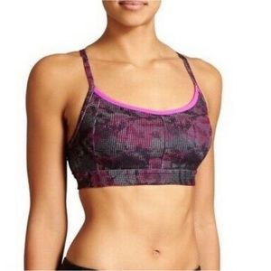 Athleta Dot Maze Comfort Zone Sports Bra - Size XXS
